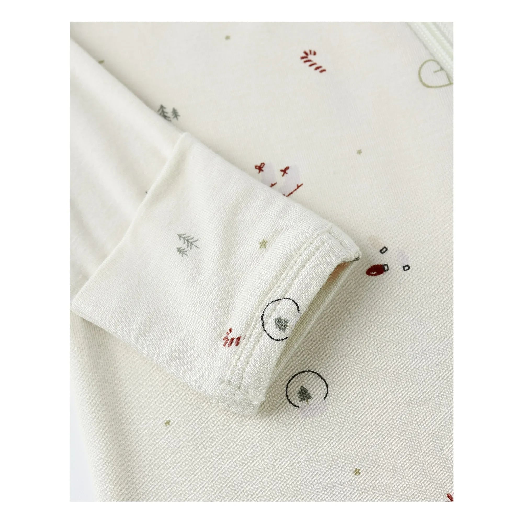 Quincy Mae - Mono con pies Winter Wonderland | Crudo