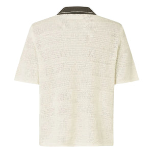 Samsoe Samsoe - Camisa de manga corta Sapercy Maille | Blanca