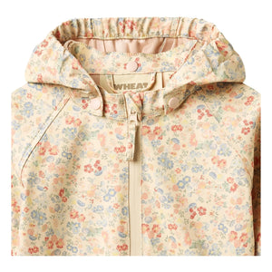 Wheat - Chardy Fleurie Chaqueta Impermeable de Fibra Reciclada | Albaricoque