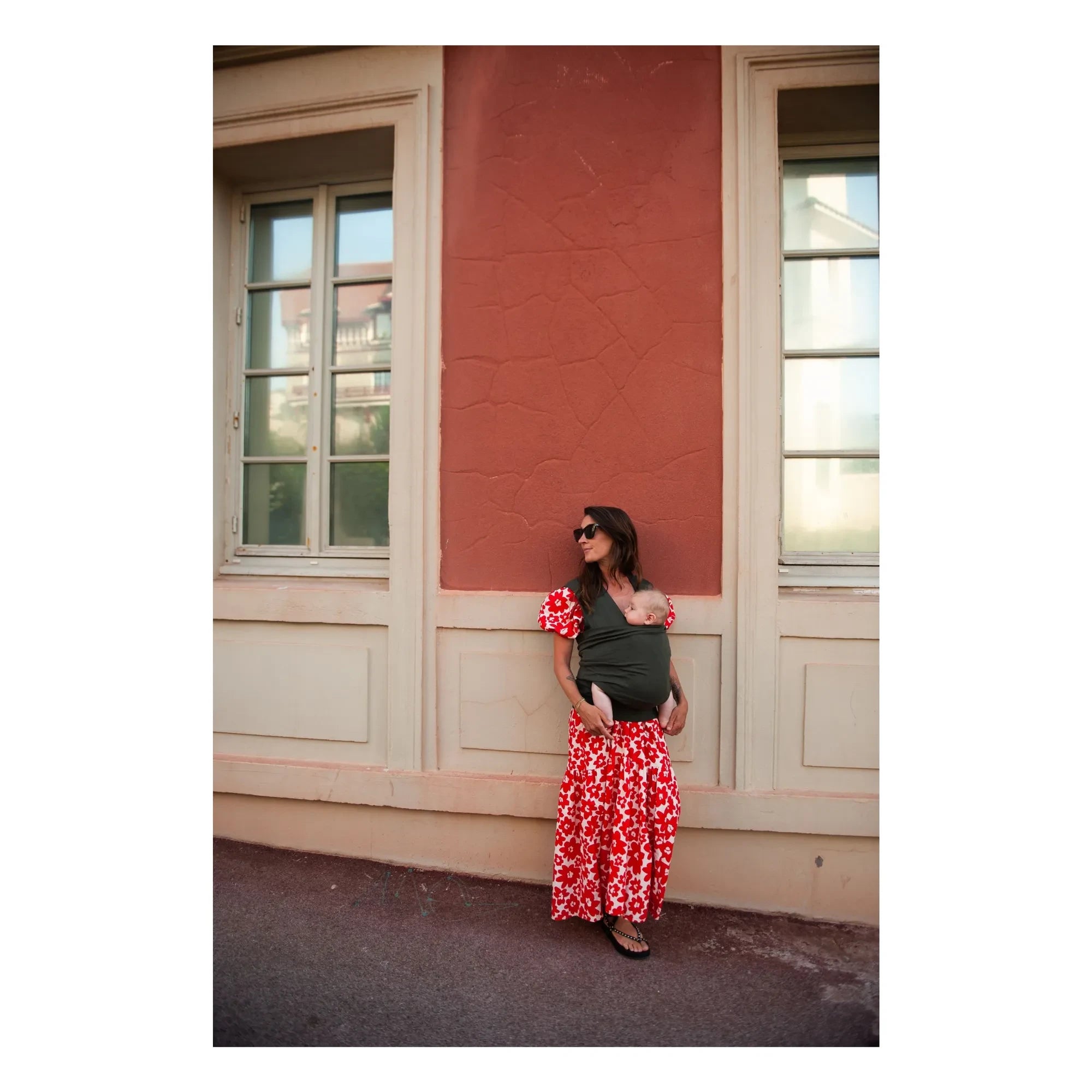 Mama Hangs - Mochila Portabebés Carry&Pack | Verde oliva