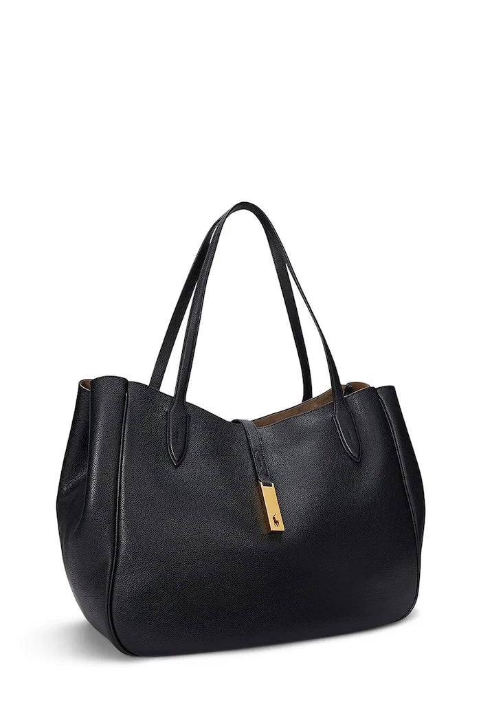 Bolso tote de cuero para mujer Polo Ralph Lauren