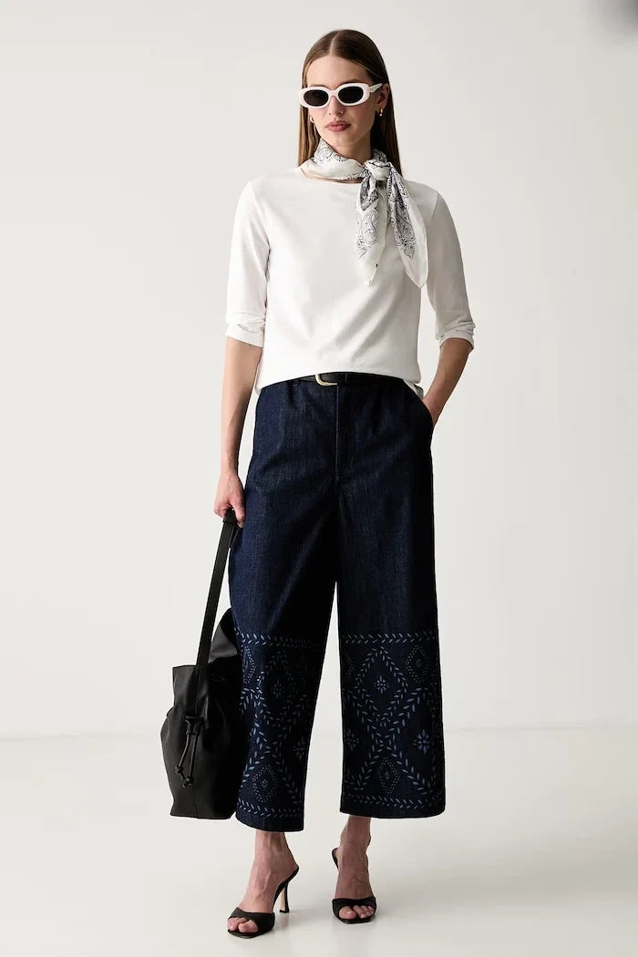 Blusa de manga larga para mujer Weekend Max Mara, algodón y elastano WKDMULTIA