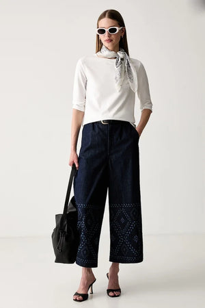 Blusa de manga larga para mujer Weekend Max Mara, algodón y elastano WKDMULTIA