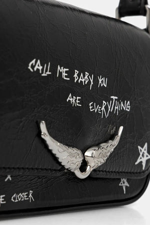 ZADIG&VOLTAIRE LE ZAZI VINTAGE GRAFFITI Bolso de piel