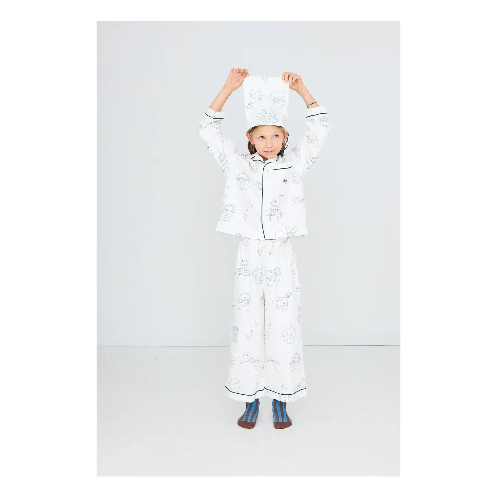 Tinycottons - Apple Pijama | Beyaz