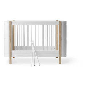 Oliver Furniture - Cuna Mini+ de madera de roble, kit junior no incluido