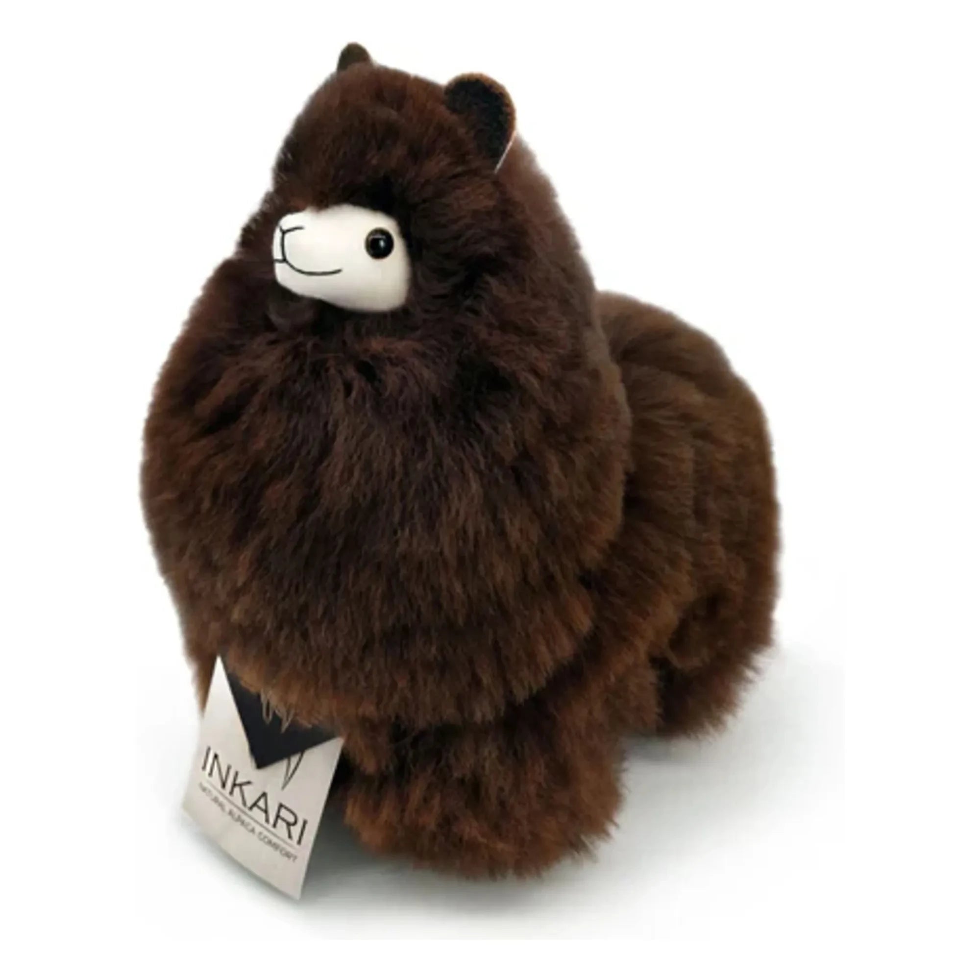 Inkari - Peluche de Alpaca Llama | Chocolate