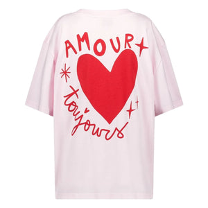 Elise Chalmin - Amour Toujours Coton Tişört | Pembe