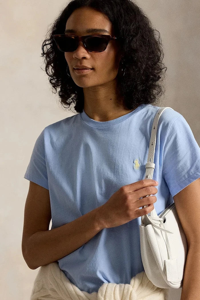 Polo Ralph Lauren camiseta de algodón básica para mujer COTTON JERSEY-KNT-T-SHIRT