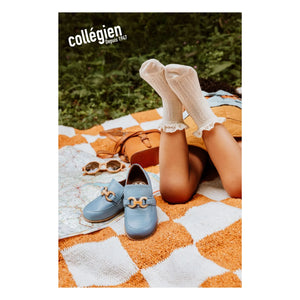 Collégien - Annette Calcetines con Volantes de Encaje | Natural