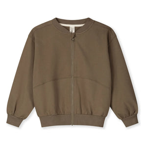 Gray Label - Chaqueta bómber de algodón orgánico | Marrón caqui