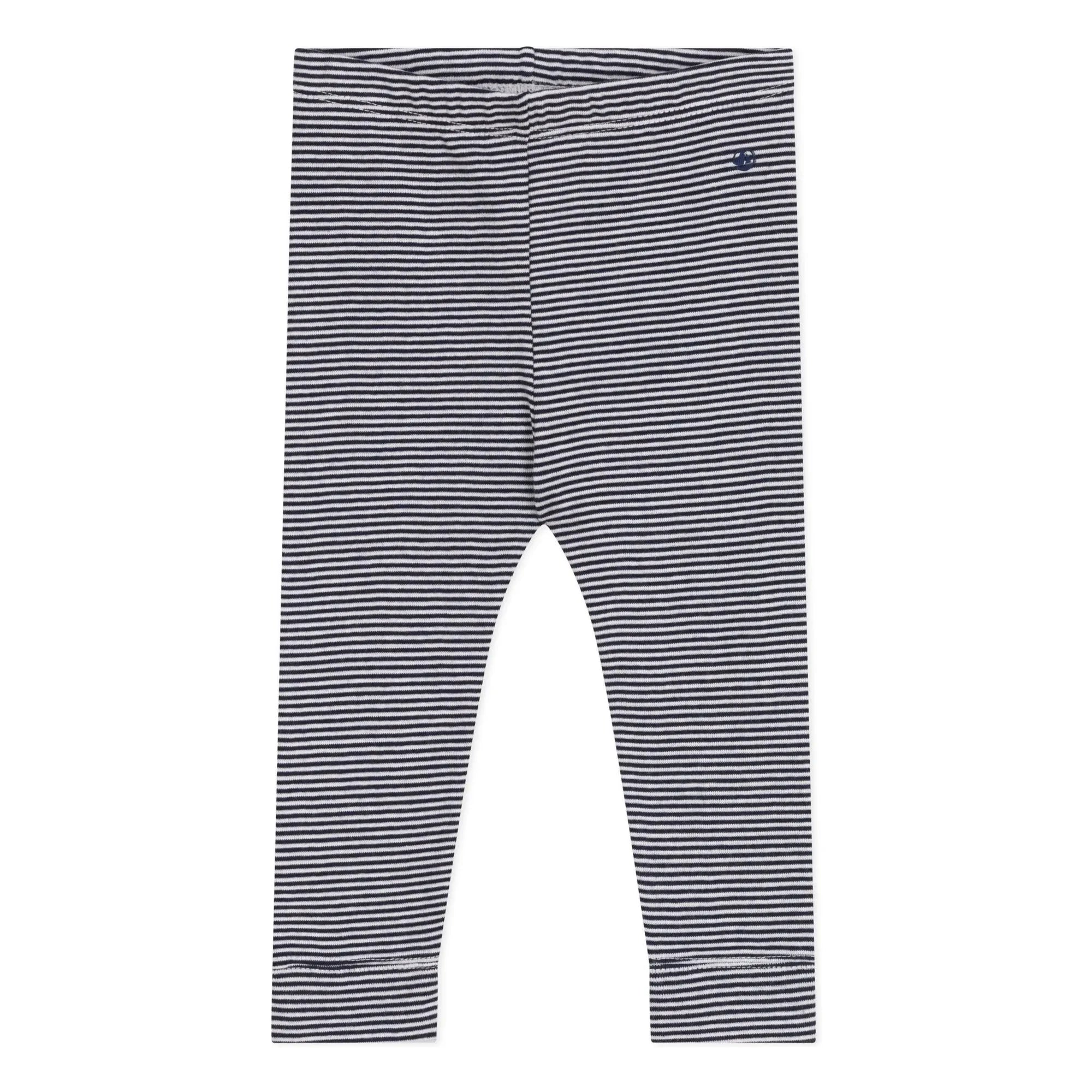 Petit Bateau - Leggings Bum de algodón orgánico | Blanco