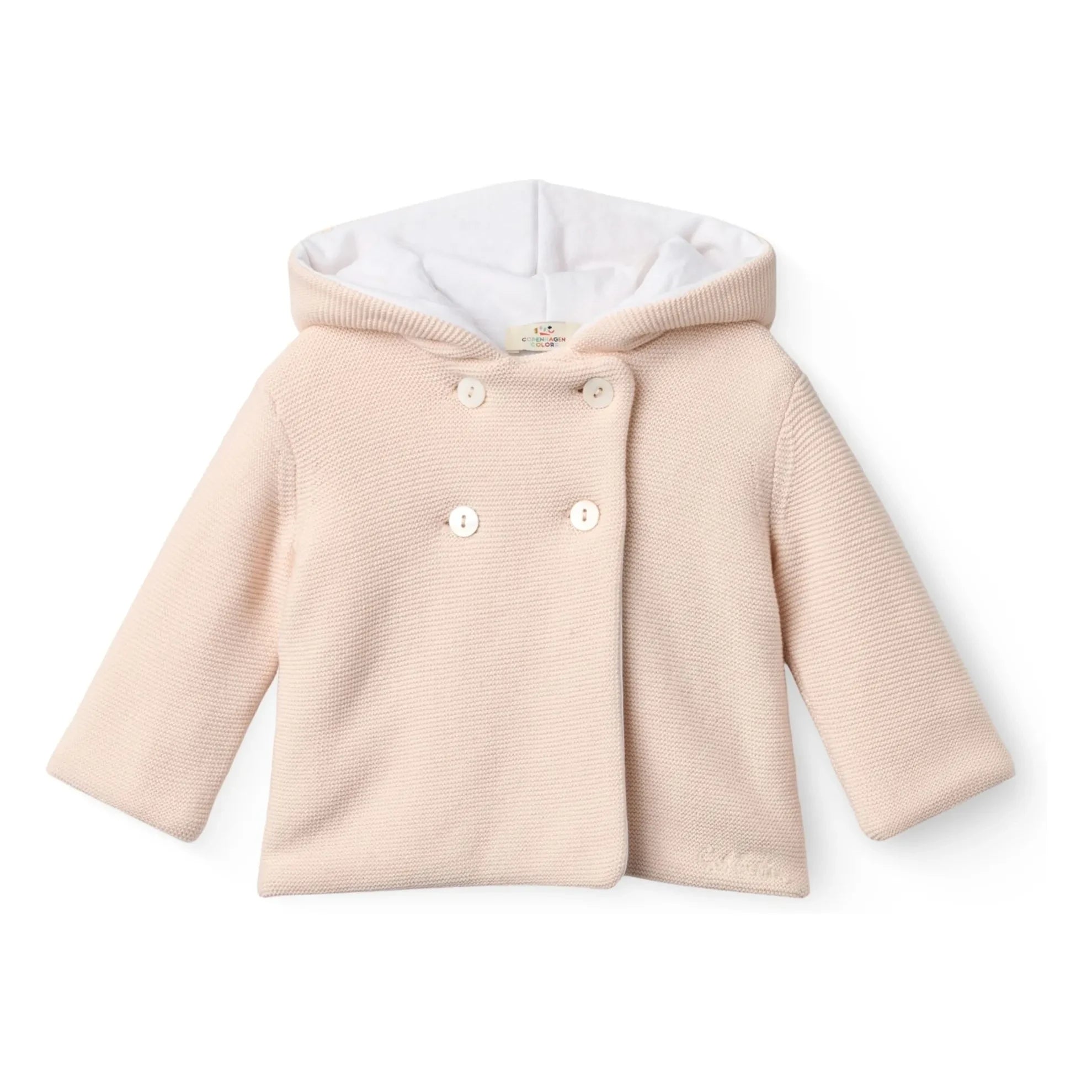 Copenhagen Colors - Chaqueta con Capucha de Algodón Orgánico | Melocotón
