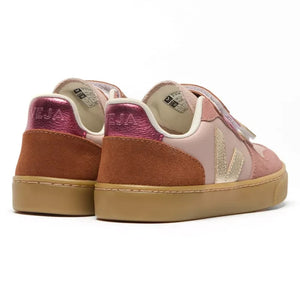 Veja - Scratch Sneakers Küçük V-10 Deri | Pudra pembe