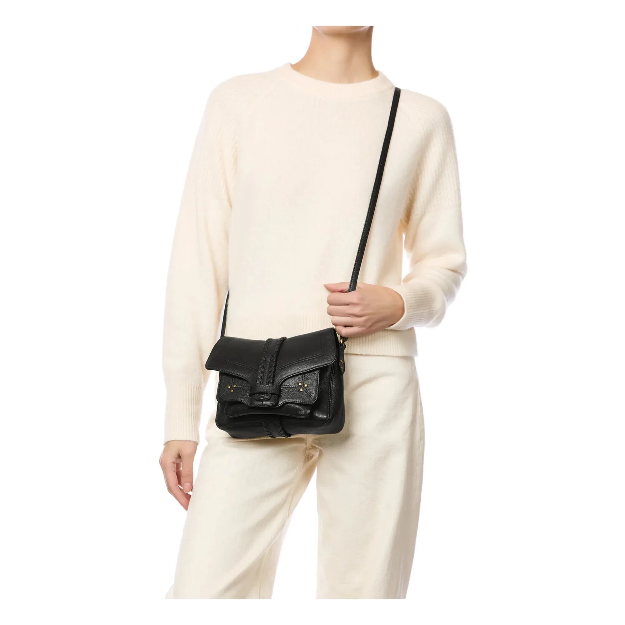 Jérôme Dreyfuss - Bolso Harry S Chèvre Grainé | Negro