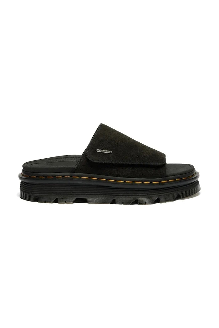 Dr. Martens Pantufla de plataforma de gamuza ZebZag Slide