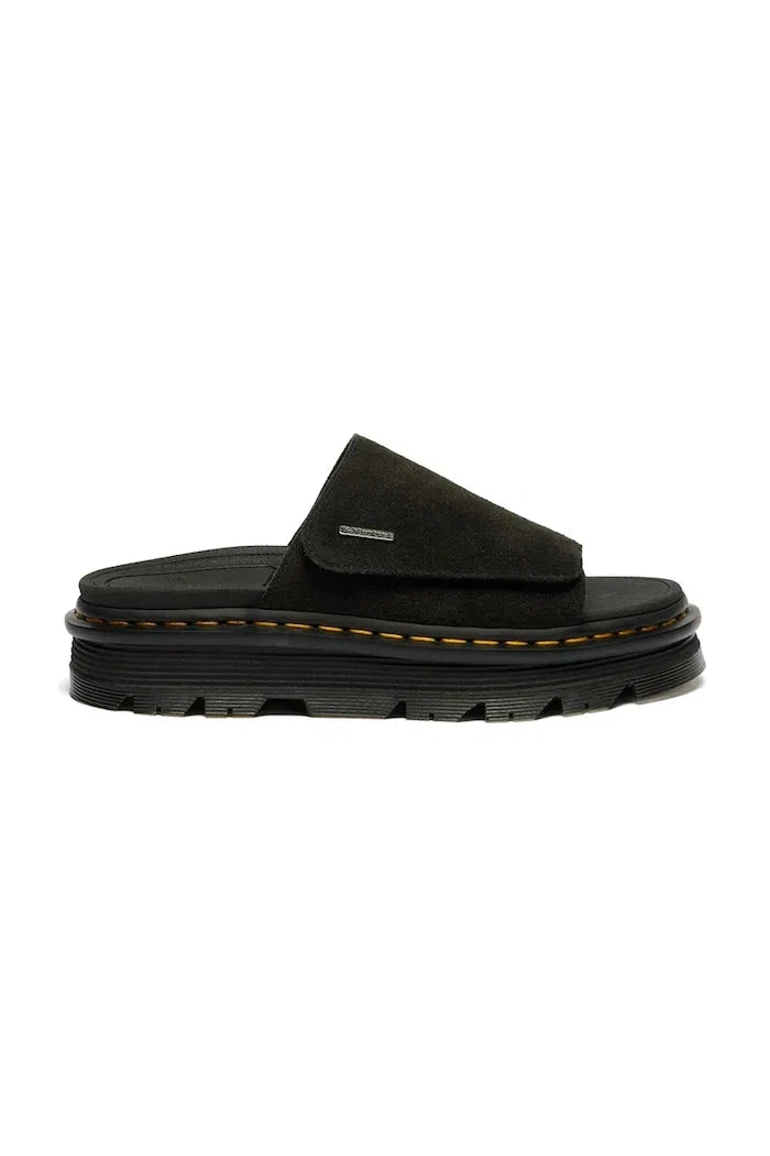 Dr. Martens Pantufla de plataforma de gamuza ZebZag Slide