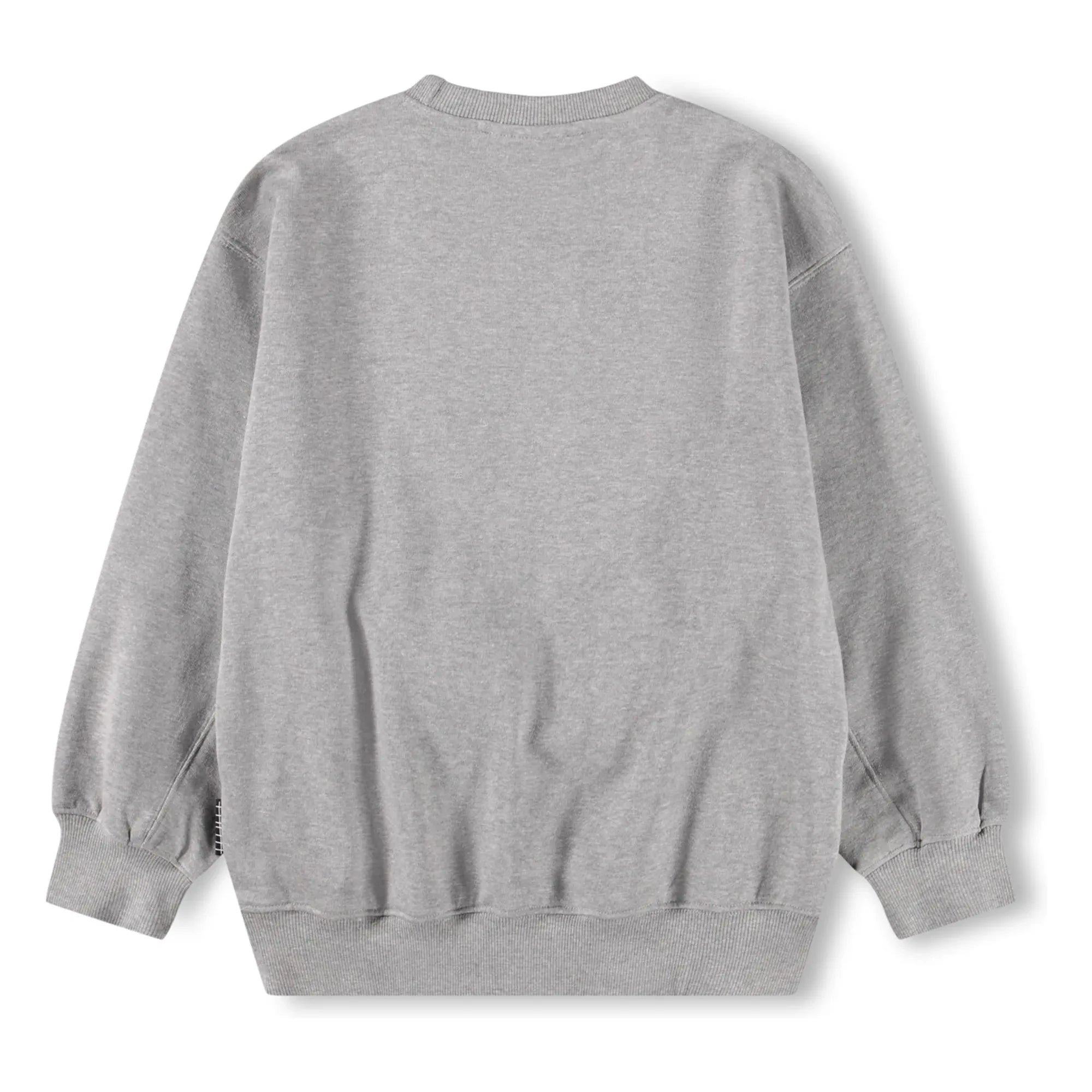 Molo - Sudadera Magni n.º 11 Smile Algodón orgánico | Gris melange
