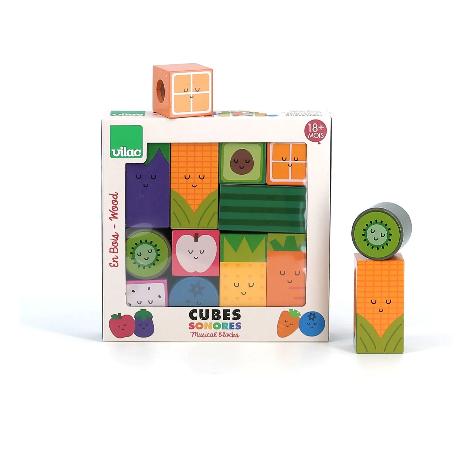 Vilac - Cubos de Sonido de Frutas - Andy Westface