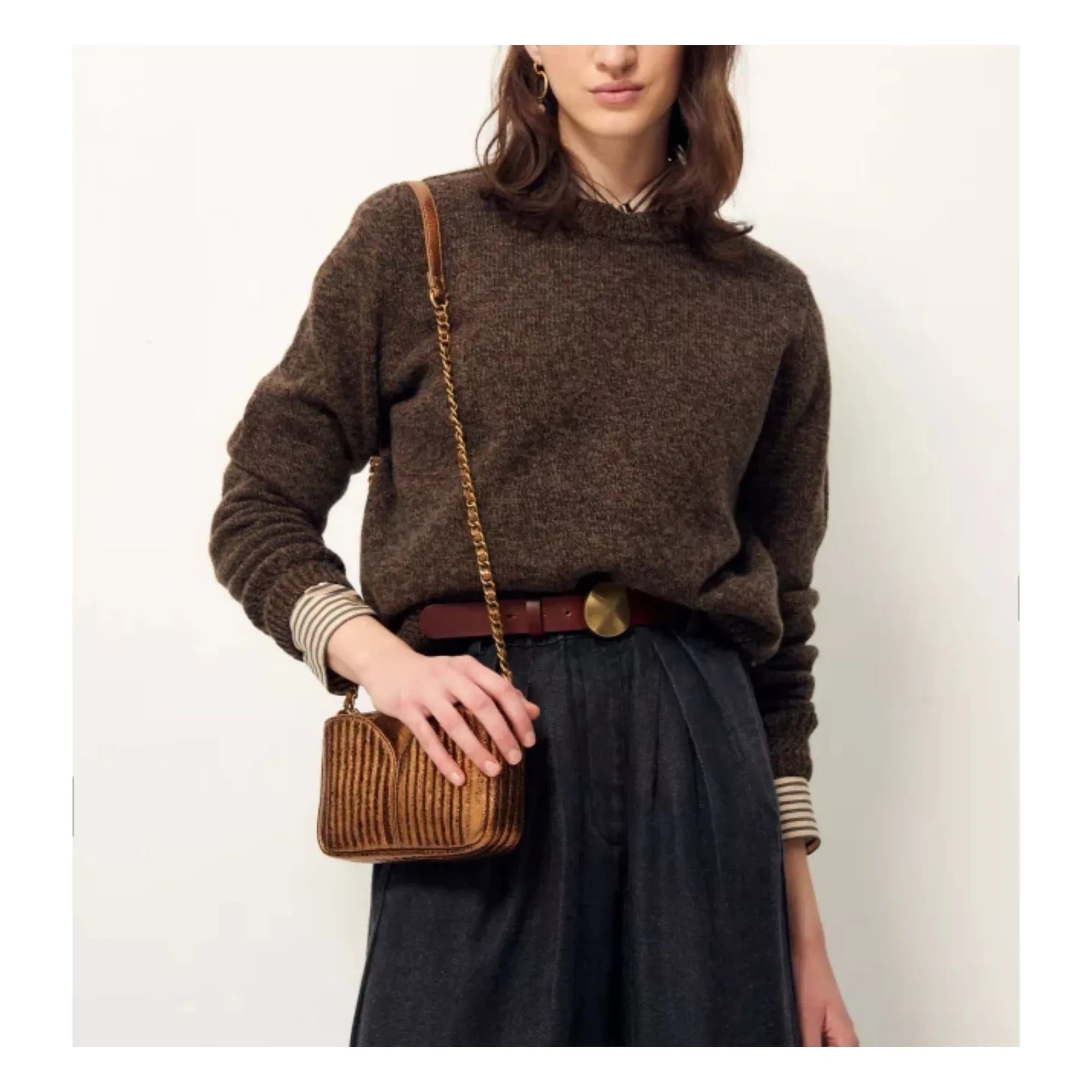 Sessùn - Suéter Silty de lana merino | Gris oscuro