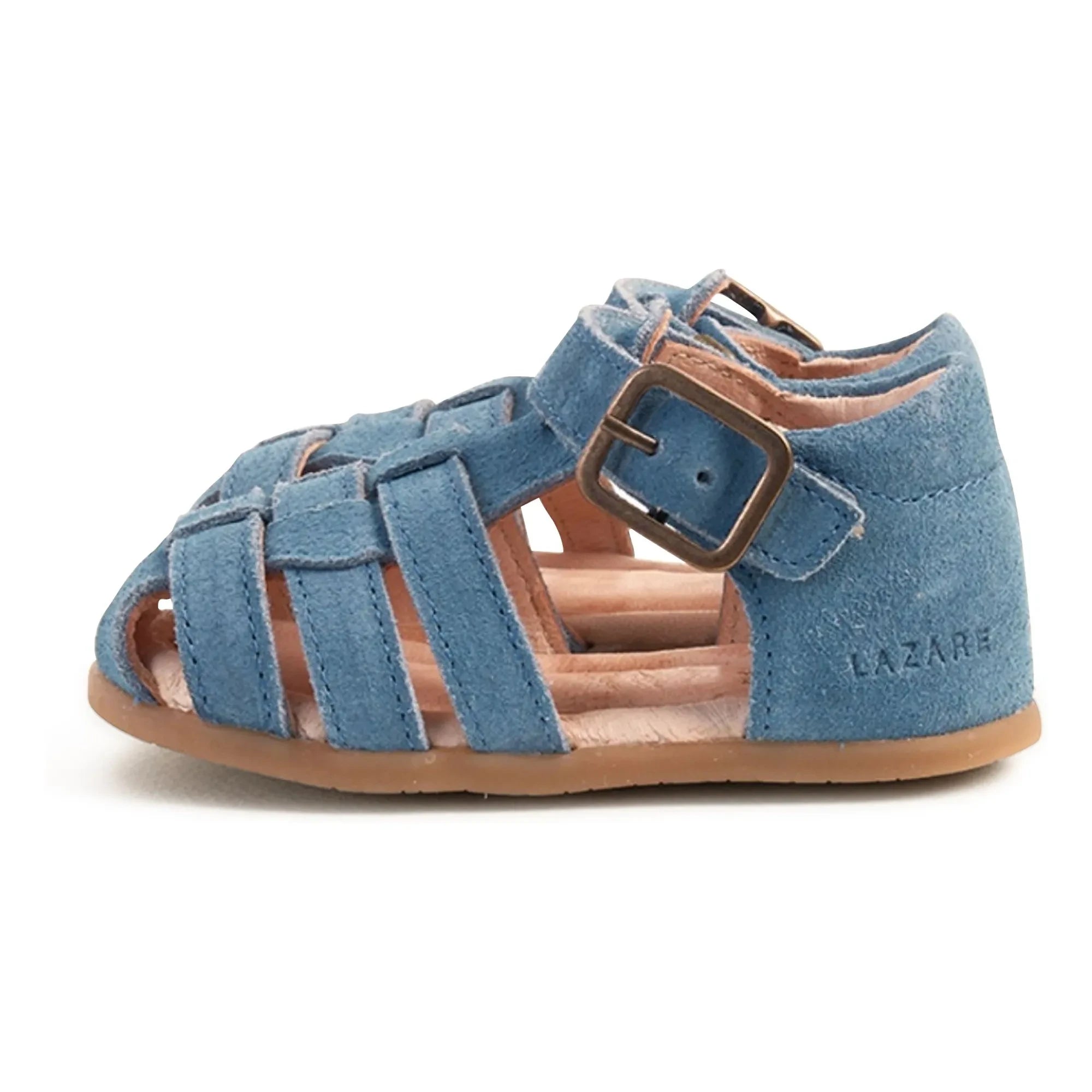 Lazare - Sandalias de ante Ernest | Azul vaquero