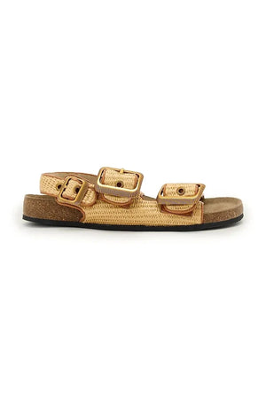 AllSaints Staffa Raffia Sandal para mujer