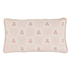 Bebe Organic - Teddy Patchwork Yastık Kılıfı | Pembe