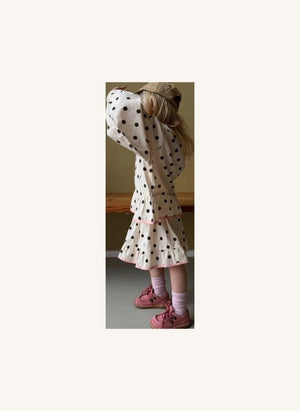 SISSEL EDELBO - Diana Pois Falda de Algodón Orgánico - Colección Infantil | Crema