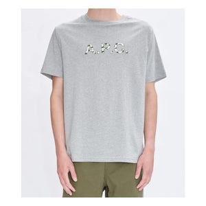 A.P.C. - Camiseta de algodón orgánico Willow | Gris jaspeado
