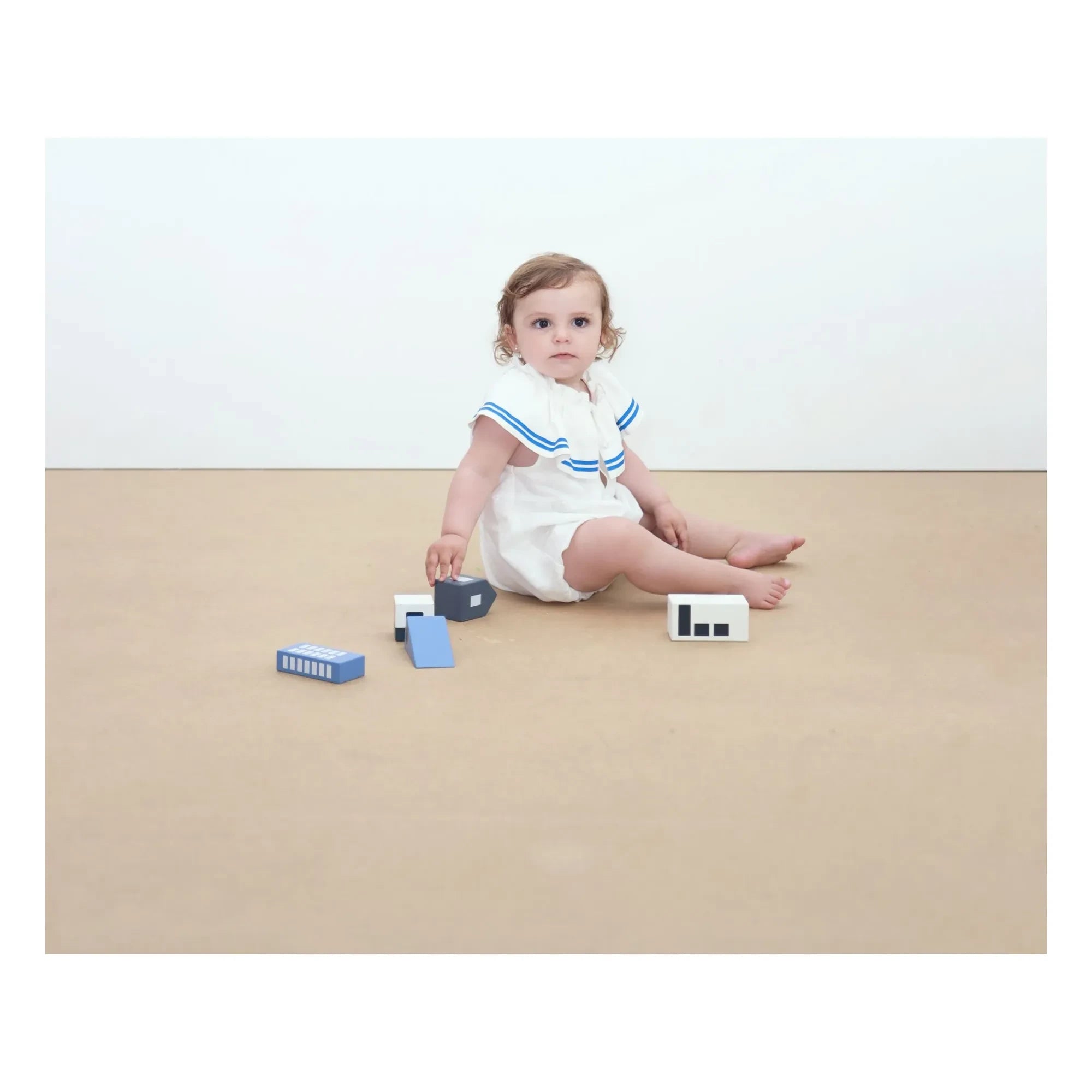 Tinycottons - Body de lino con volantes | Blanco