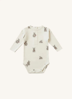 Studio Bohème - Lala Rabbits Body de Algodón Orgánico | Crudo