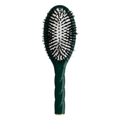 La Bonne Brosse - Cepillo de Pelo L'Universelle Twist N°01 - Cuidado y Brillo | Verde esmeralda