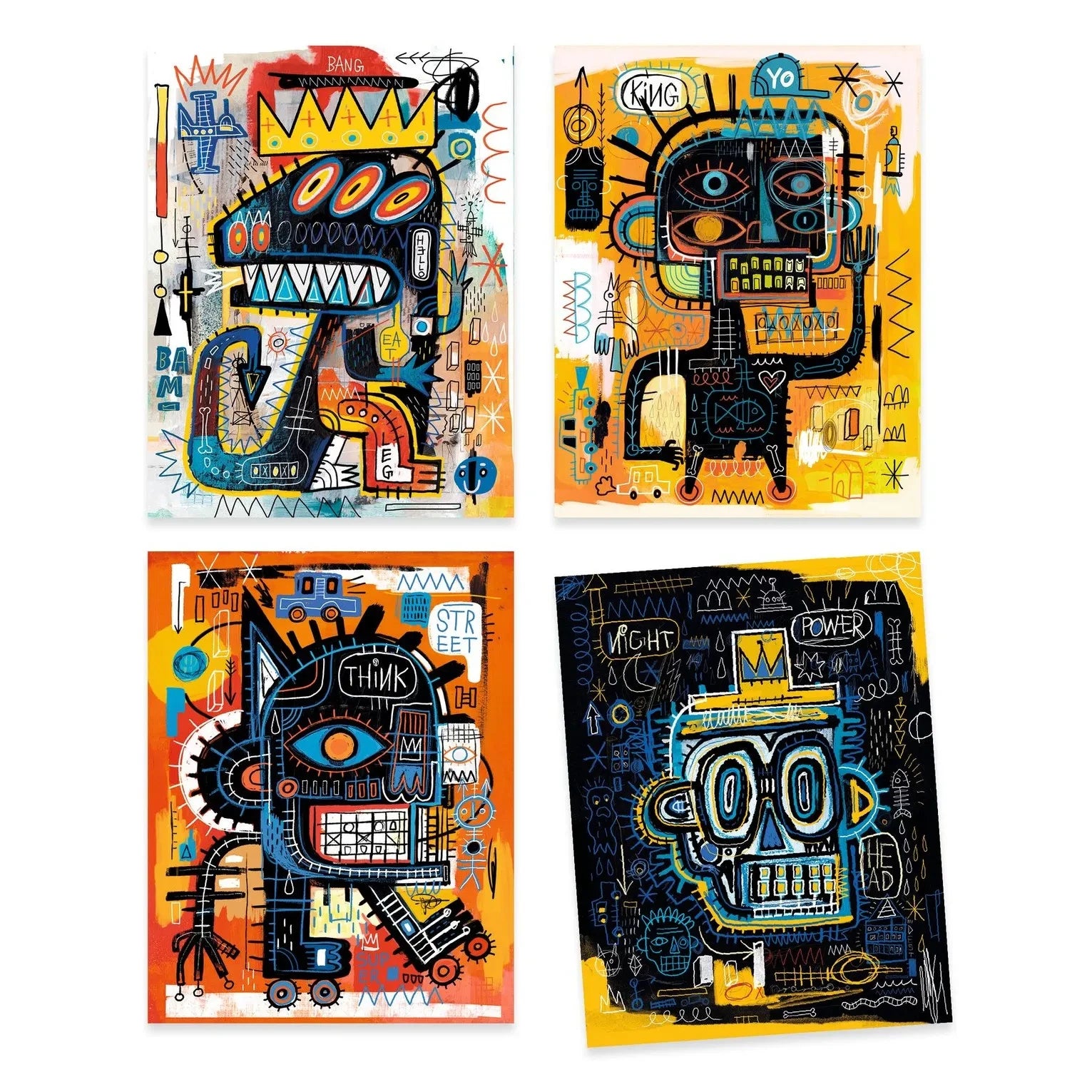 Djeco - Craft Aktivite Seti - Basquiat