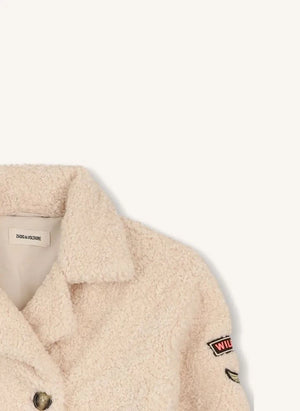 Zadig & Voltaire - Chaqueta de piel Lauri | Ecru