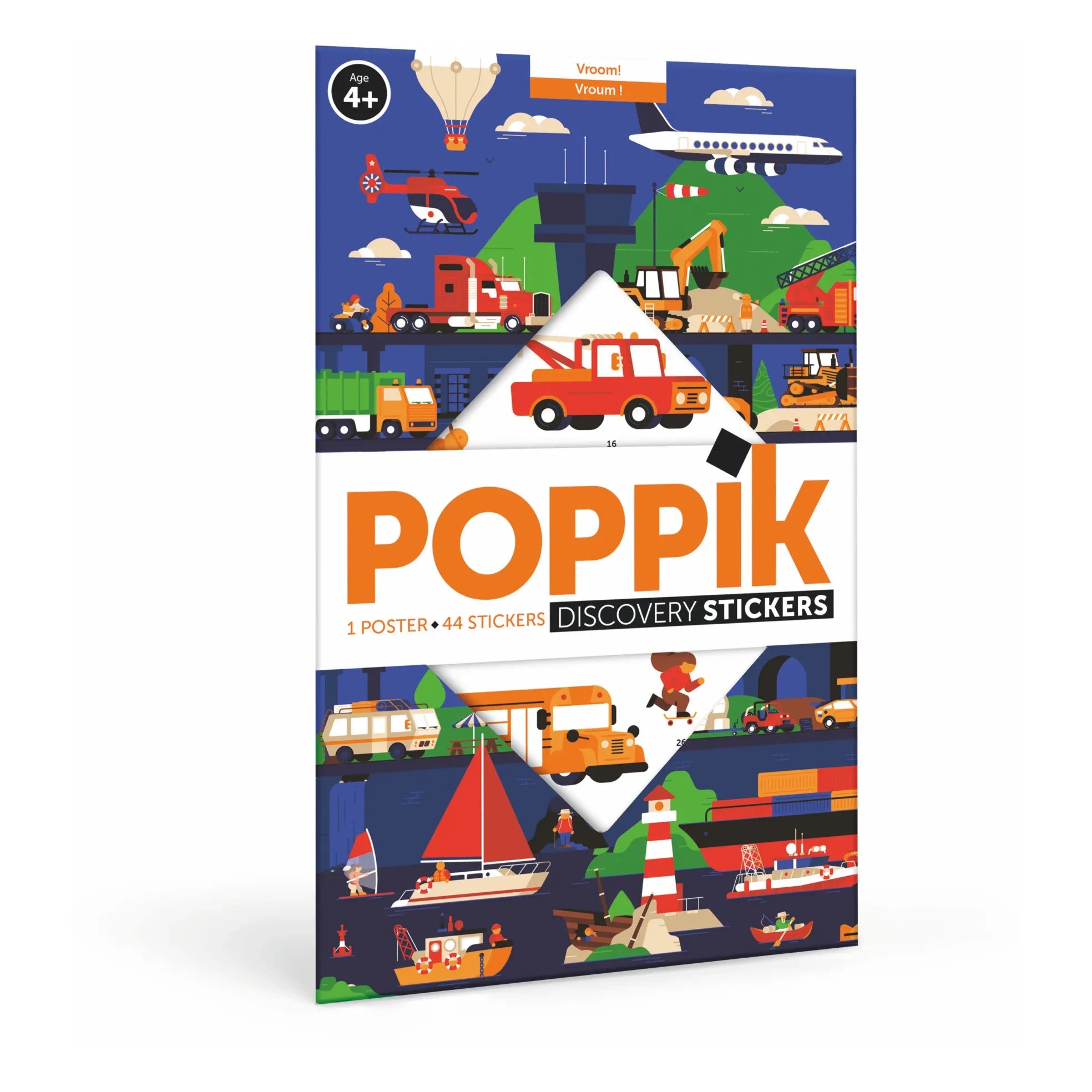 Poppik - Póster de pegatinas Vroom