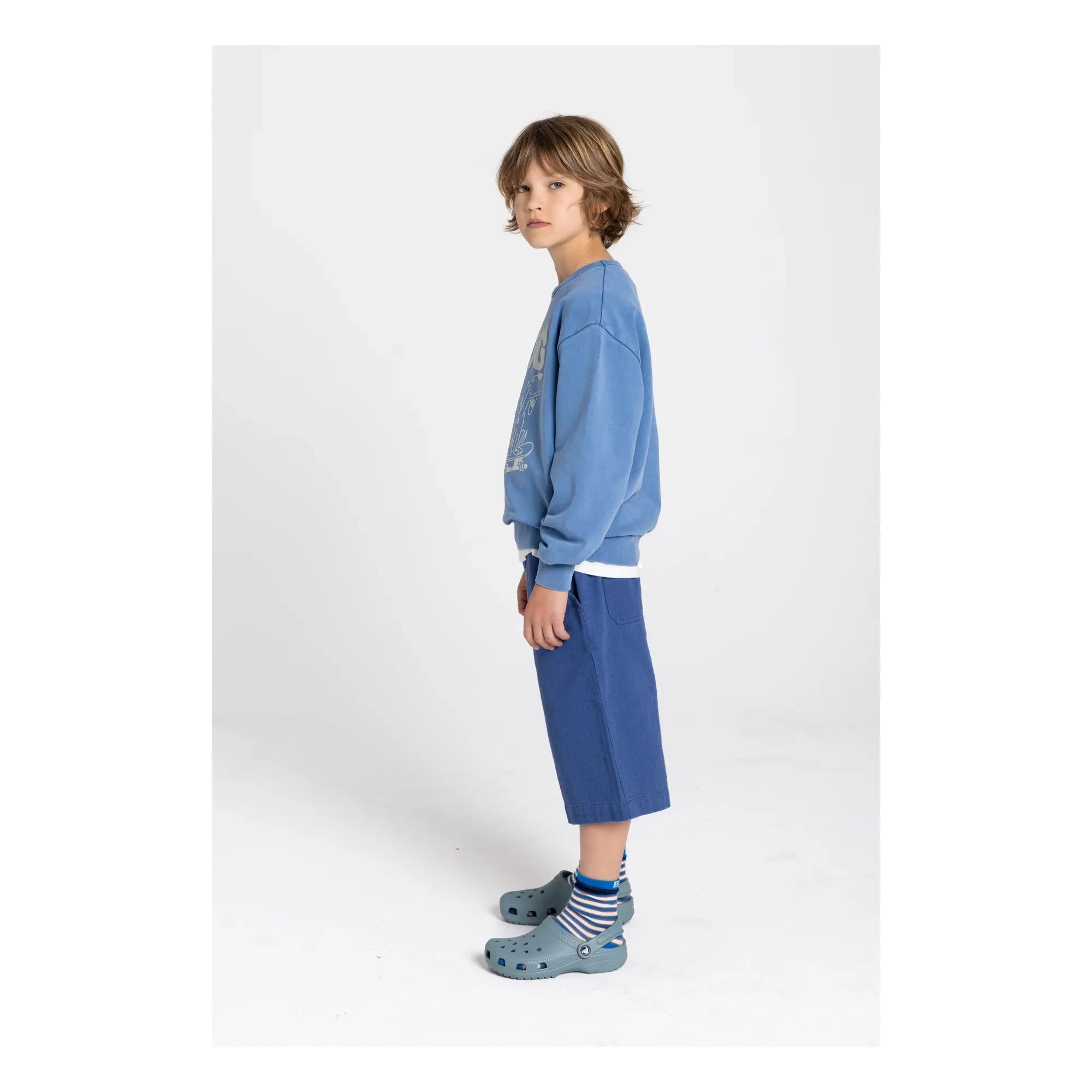 Hundred Pieces - Sweat Ryde God Town Algodón orgánico | Azul marino