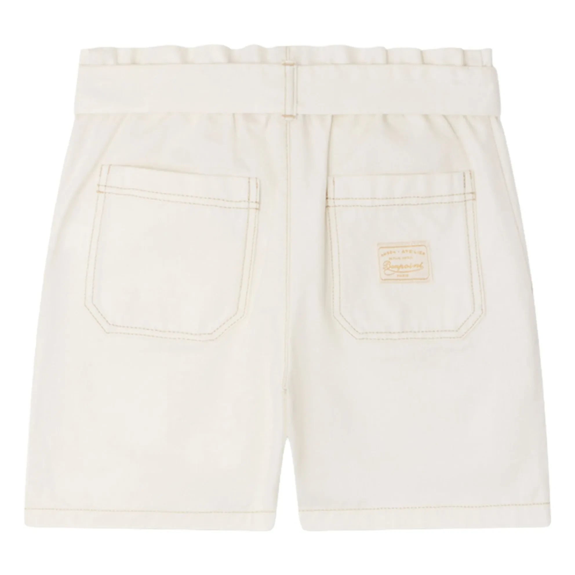 Bonpoint - Short con nudo de algodón orgánico Lorrie | Crudo