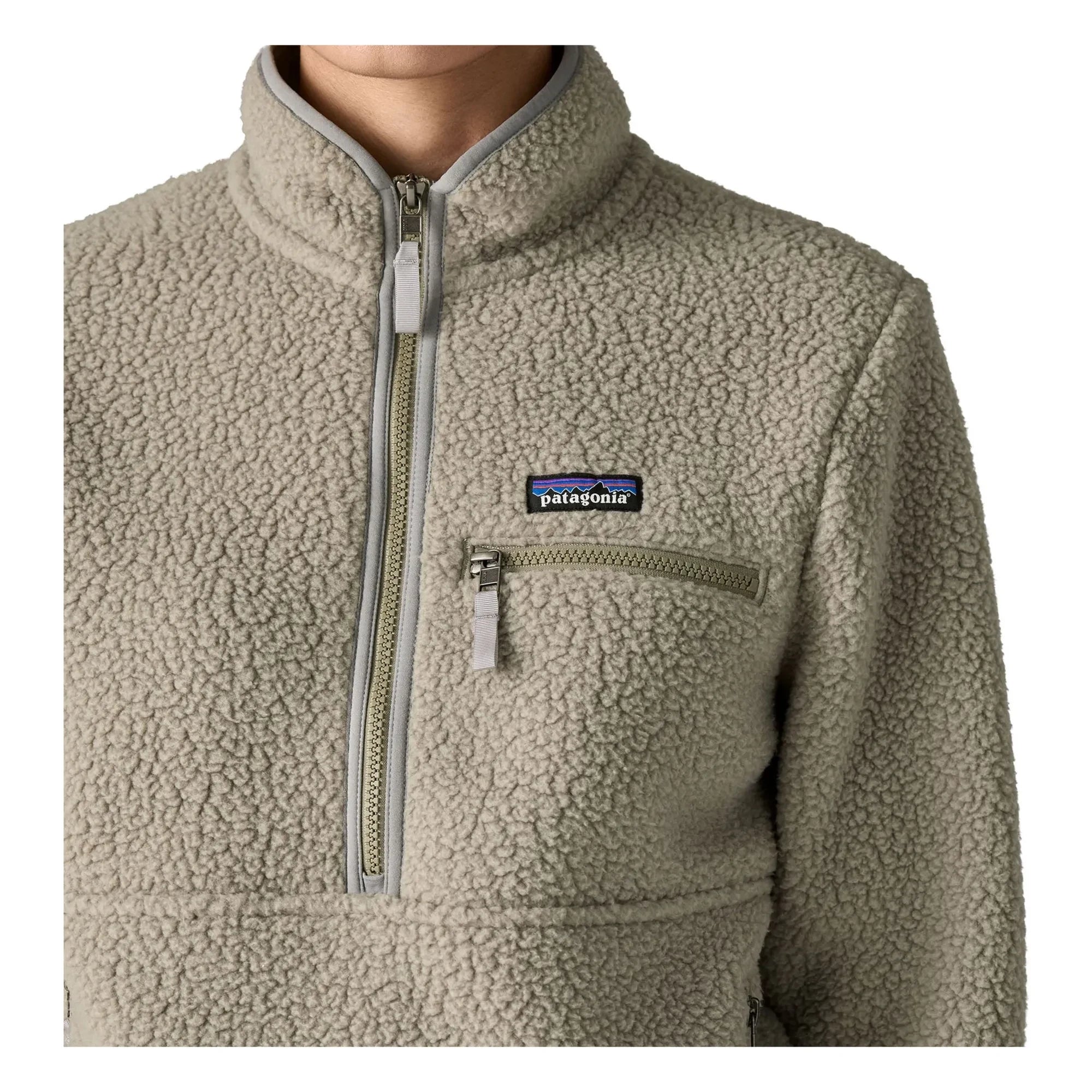 Patagonia - Marsupial polar Retro Forro Polar Fibras Recicladas | Gris claro