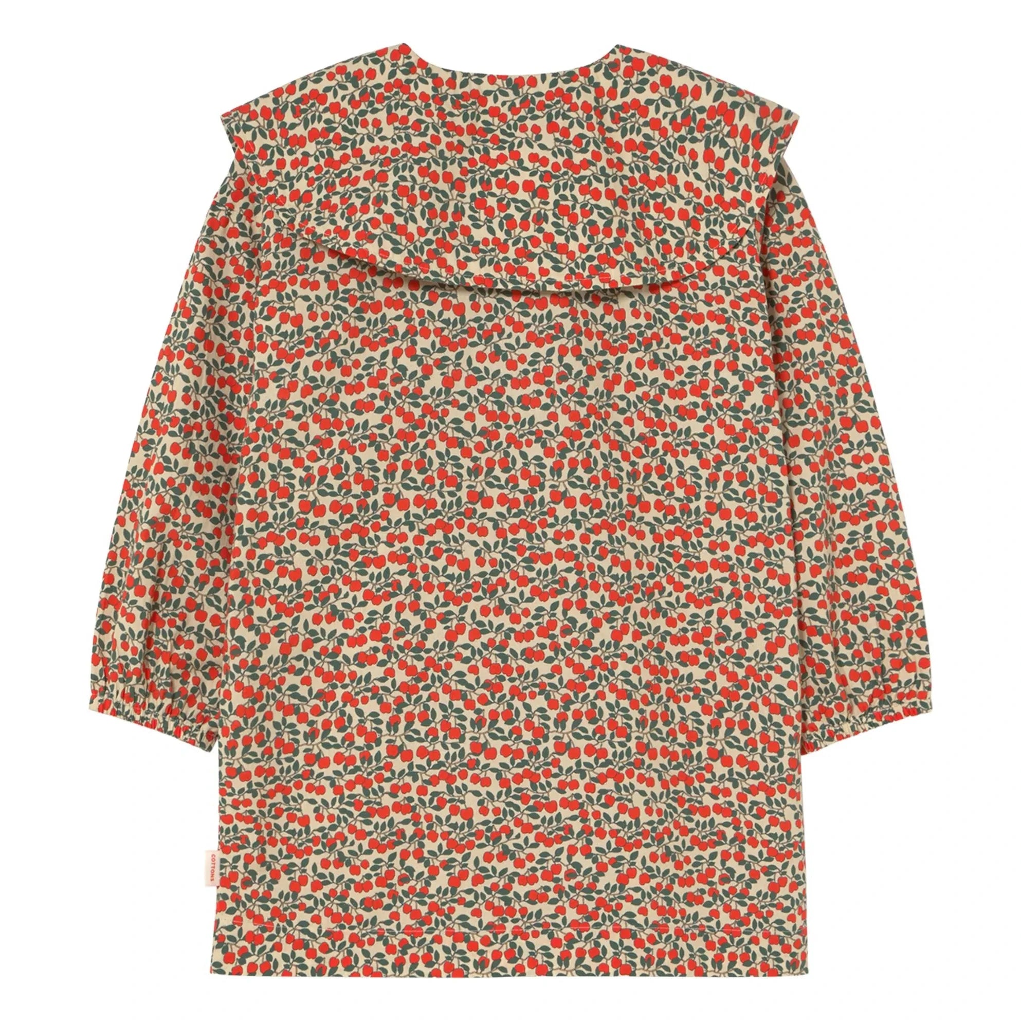 Tinycottons - Vestido Popelín Apple | Beige