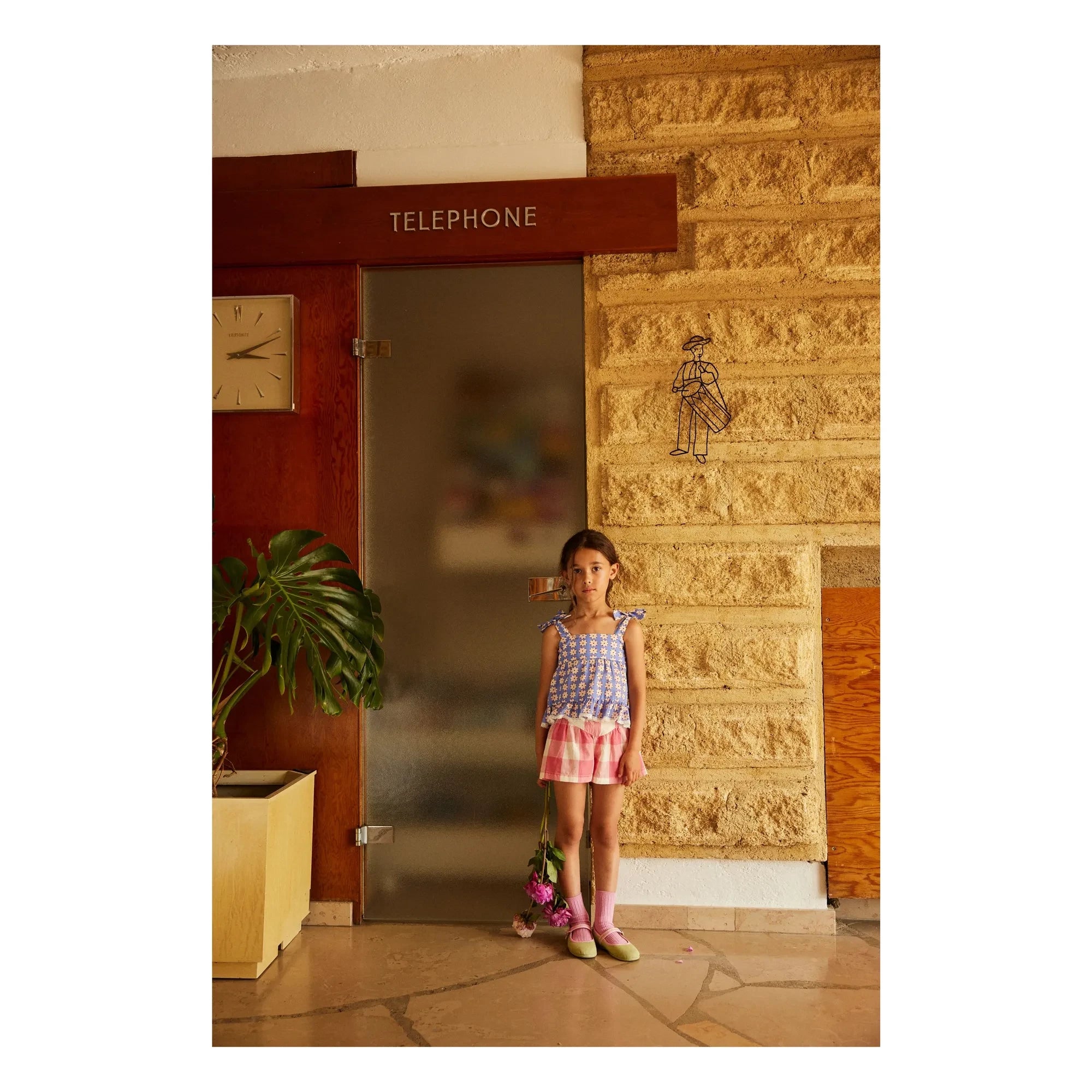 Hello Simone - Pantalones cortos Marlow con cuadros | Rosa