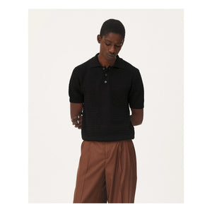 Noyoco - Polo de algodón orgánico Haring | Negro