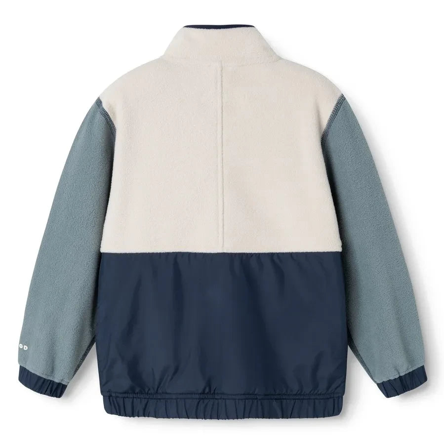 Liewood - Wynn Fleece Sweatshirt hecho de fibras recicladas | Azul