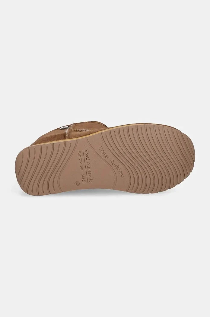 Botas de nieve de terciopelo Emu Australia Platinum Stinger Mini