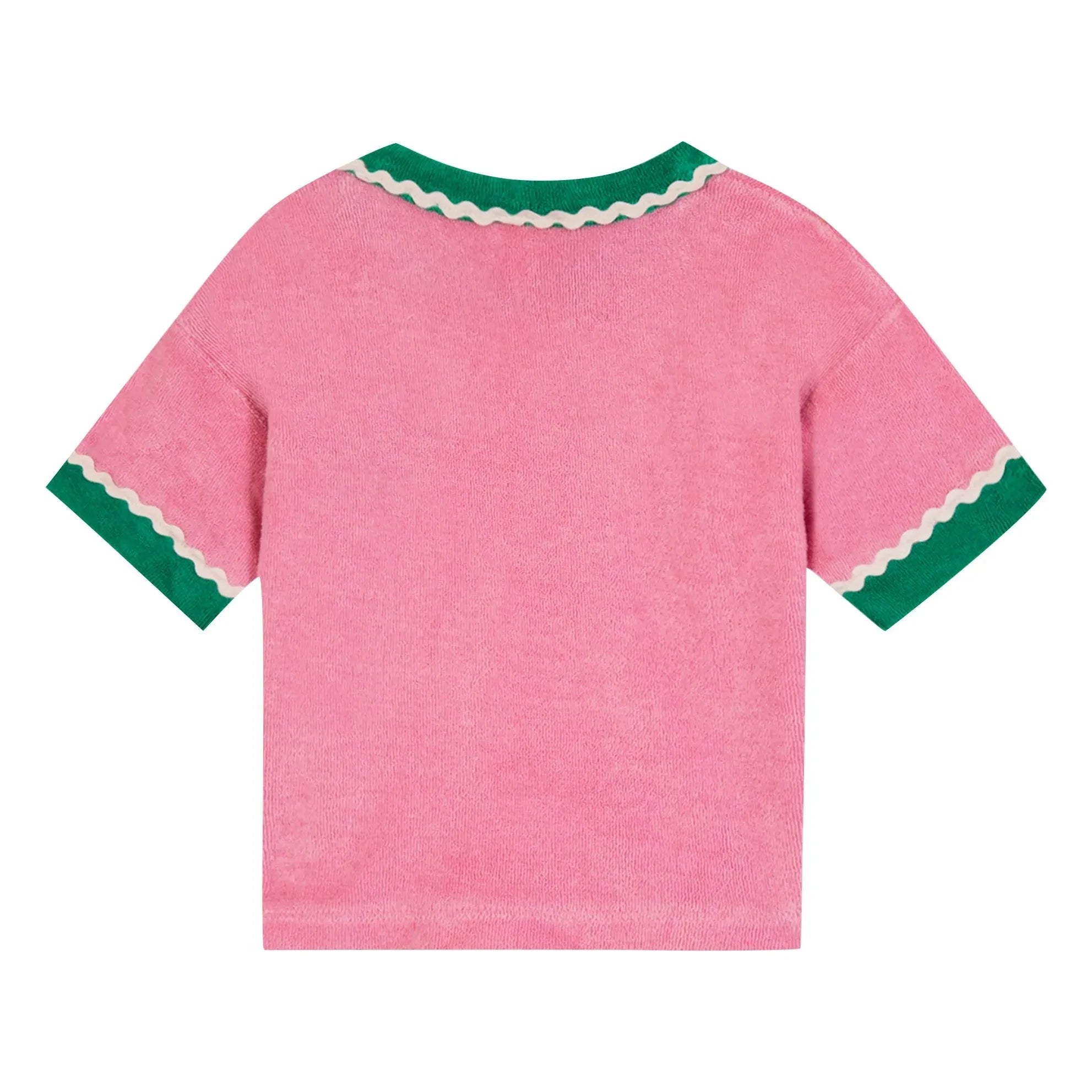 Bonton - Livia Bebé Esponja Camiseta | Rosa caramelo