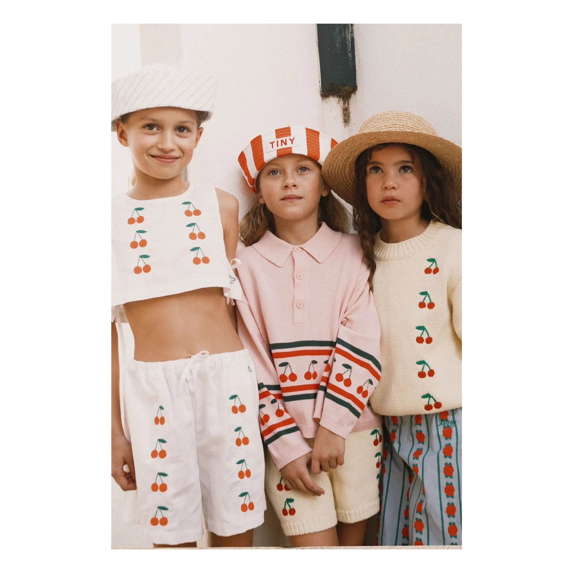 Tinycottons - Top Cerezas | Blanco