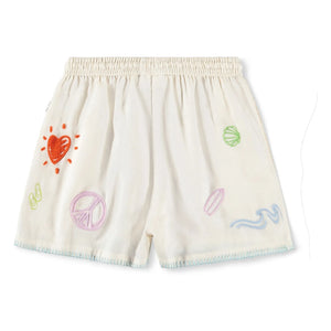 Molo - Minivestido Annabella Minis Doodles | Crudo