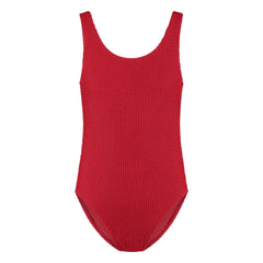 Beachlife - Bañador de costillas liso | Rojo