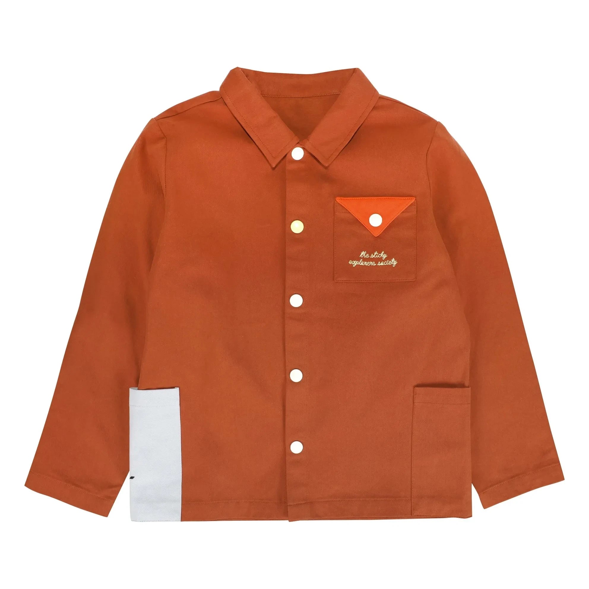 Sticky Lemon - Chaqueta Tipo Sobre con Bolsillos | Terracota