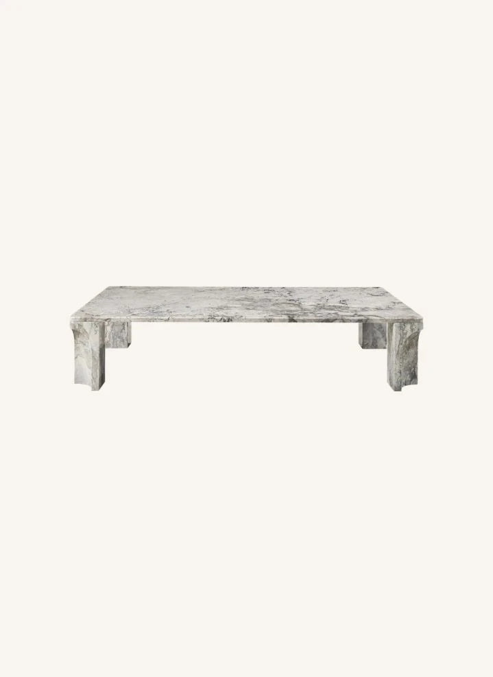 Gubi - Mesa Doric de mármol, GamFratesi | Gris