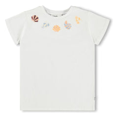 Molo - Camiseta de algodón orgánico Ranva Shell | Blanco
